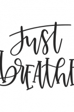 Just Breathe Free Svg File