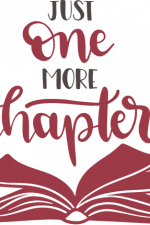 just one more chapter, book, reader free svg file