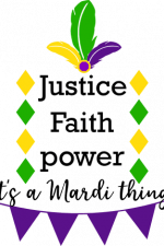 justice faith power it's a mardi thing, mardi gras free svg file