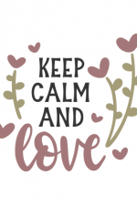 Keep Calm And Love Free Svg File