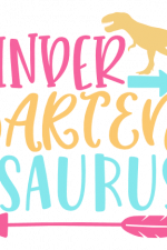 Kindergarten Asaurus, Funny Children Elementary School Free Svg File