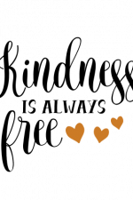 Kindness Is Always Free, Hearts Free Svg File