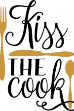 kiss the cook, kitchen free svg file