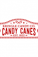 Kringle Candy Co. Candy Canes, Christmas decoration Free Svg File