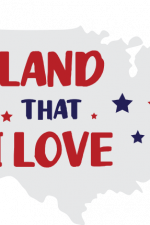 land that i love, american map, 4th of july free svg file