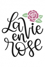 Lavie En Rose, Rose Flower Free Svg File