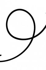 left swirly arrow, decoration free svg file