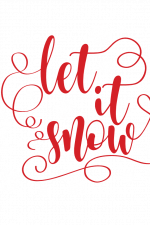 let it snow, christmas free svg file