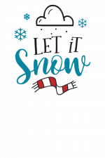 let it snow, christmas free svg file