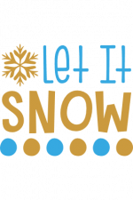 Let It Snow sign, christmas Free Svg File