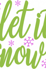 let it snow, snowflakes, winter free svg file