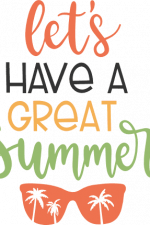 let's have great summer,
sunglasses, vacation free svg file