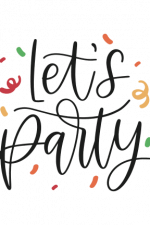 Let's Party, Celebration Free Svg File