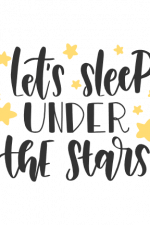 let's sleep under the stars, camping free svg file