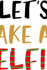 let's take an elfie, christmas free svg file