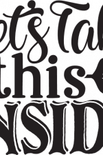 let's take this inside, house, doormat free svg file