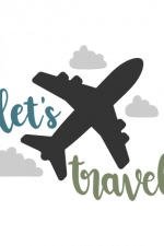 Let's Travel, Flight - free svg file for members
