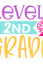 Level 2nd Grade, Elementary Students Free Svg File