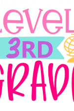 Level 3rd Grade, Kids School Free Svg File