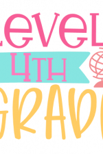 Level 4th Grade, Elementary School Free Svg File