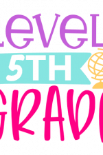 Level 5th Grade, School Free Svg File