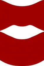 lips, kiss silhouette, girly free svg file clipart image