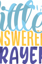 little answered prayer, baby onesie free svg file