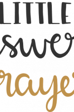 little answered prayer, religious, christian free svg file