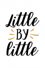 Little By Little Free Svg File