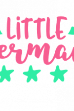 Little Mermaid, Girly Free Svg File