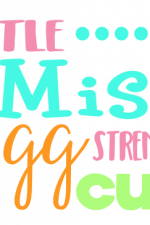 Little Miss Extremely Cute Free Svg File