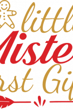 little mister first gift, arrow with feather, ginger bread man,baby, christmas free svg file