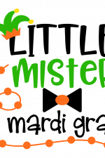 Little Mister Mardi Gras, Carnival Free Svg File