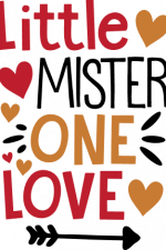 little mister one love, valentine's day free svg file