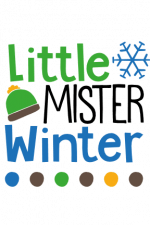 little mister winter, snow free svg file