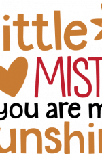 little mister you are my sunshine, baby boy free svg file