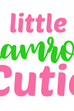 Little Shamrock Cutie, Baby Onesie, St Patrick Day Free Svg File