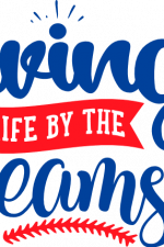 living life by the seams, baseball ball stitching, sport free svg file