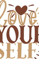 love your self, inspirational free svg file