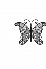Mandala Butterfly, Decorative Free Svg File