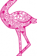 mandala flamingo, summer free svg file