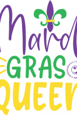mardi gras queen, fleur, carnival,
girls t-shirt design free svg file