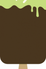 matcha dripping ice cream free svg file clipart image