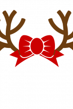 Matching Sibling Reindeer Antlers, Christmas Free Svg File