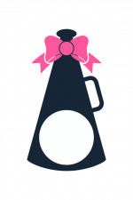 Megaphone Monogram, Cheerleading SVg File