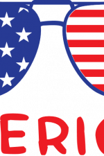 merica, american flag sunglasses, 4th of july free svg file