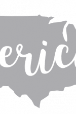 Merica, USA Map, 4 th Of July Free Svg File