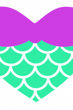 Mermaid Heart, Mermaid Skin Free Svg File