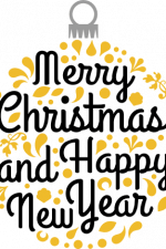 merry christmas and happy new year, holiday free svg file