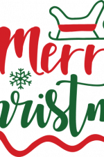 merry christmas, sign, baubles, sleigh, holiday free svg file